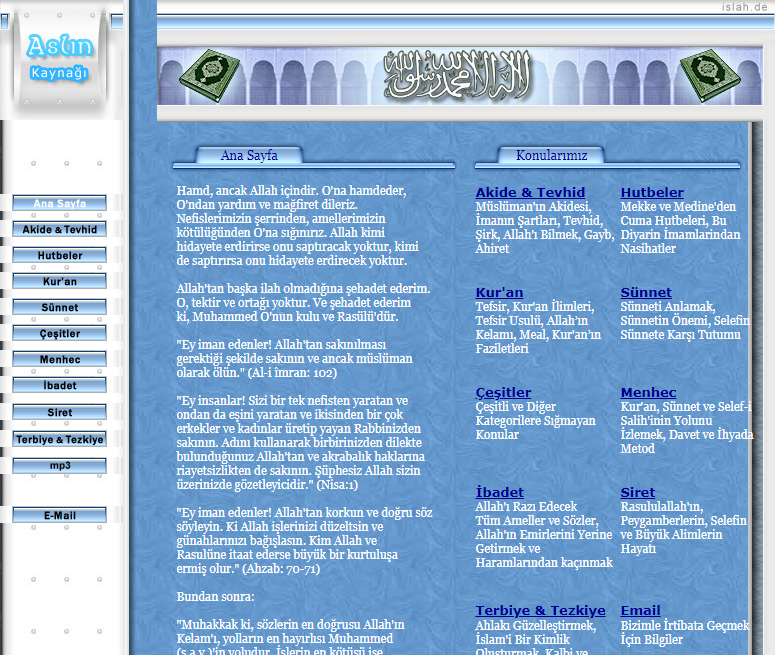 Islah Website In Turkish