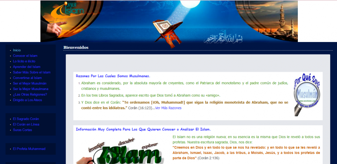 Nurel Islam Website In Spanish