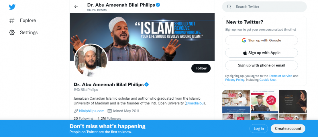 Dr. Abu Ameenah Bilal Philips