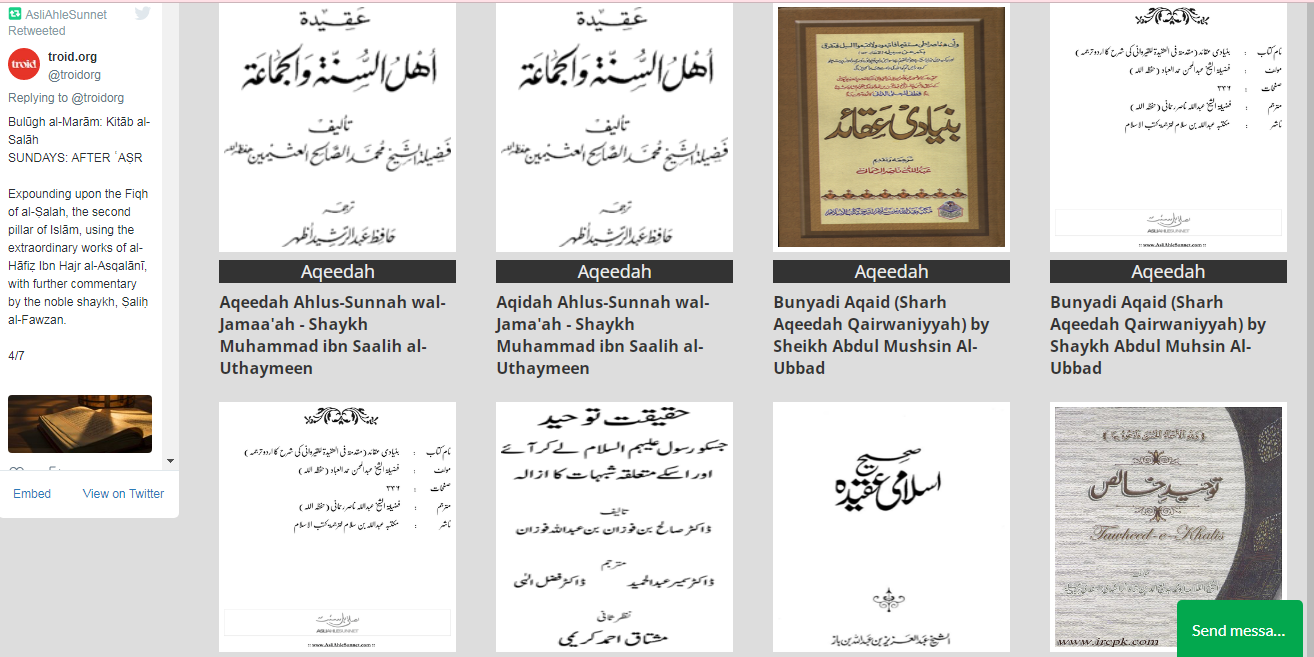 Ahlussunah website