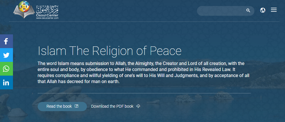 Islam: The Religion of Peace